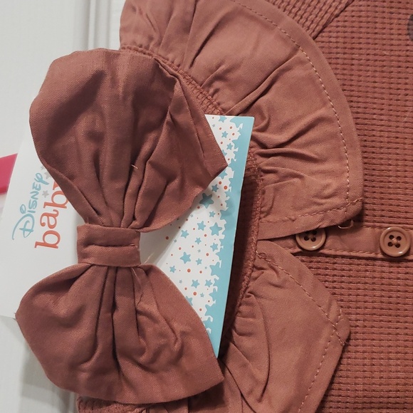 DISNEY BABY WINNIE THE POOH 1 PIECE W/ BOW - Picture 6 of 11